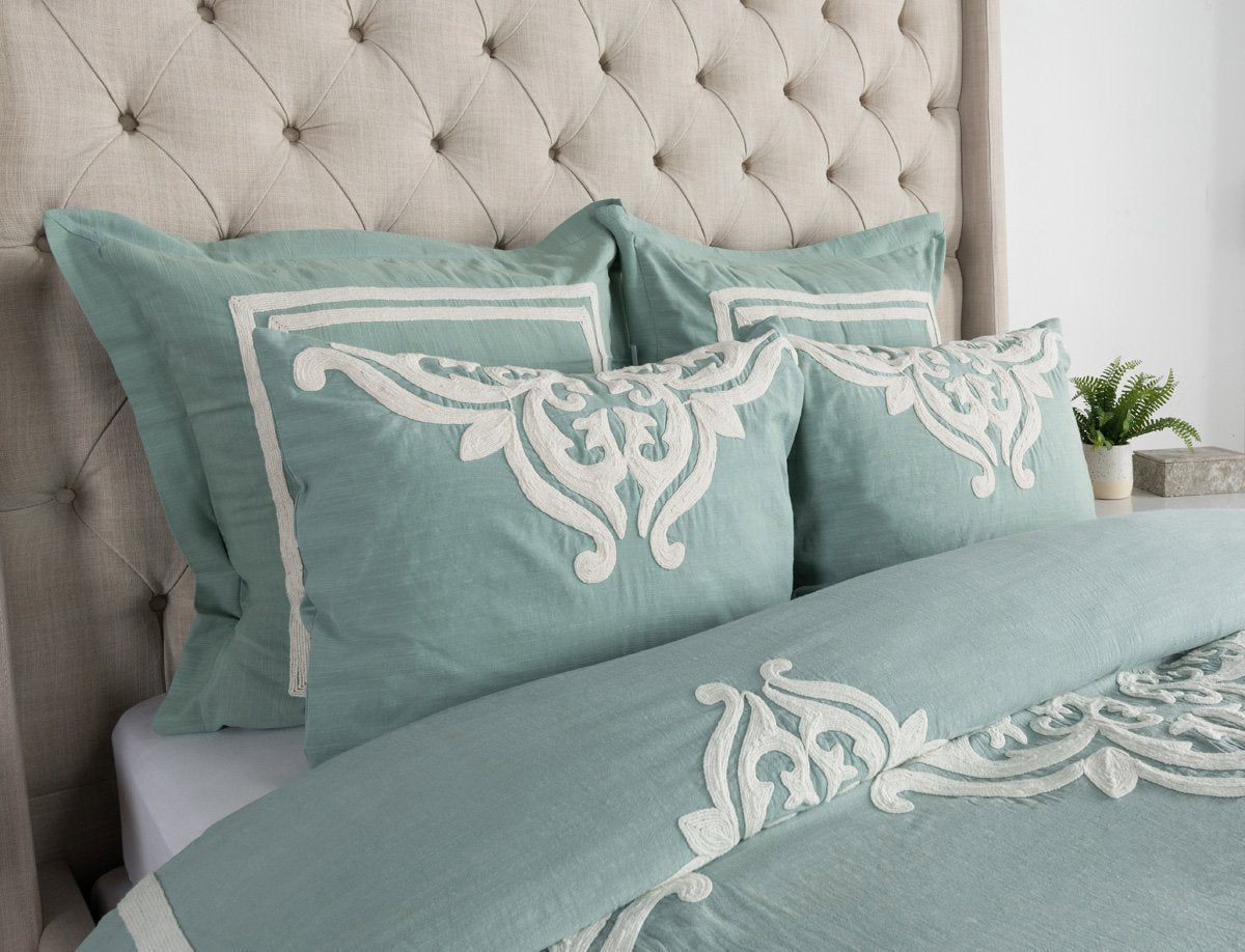 Patrina Blue Surf Duvet Collection - Ornate Home