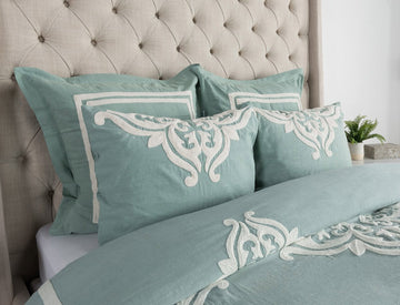 Patrina Blue Surf Duvet Collection - Ornate Home
