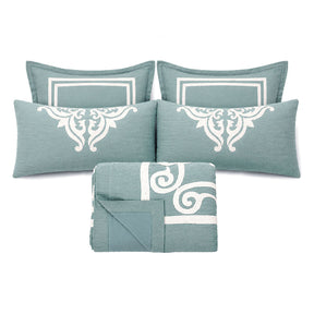 Patrina Blue Surf King Duvet Set