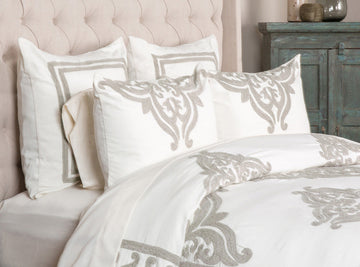Patrina Ivory Duvet Collection - Ornate Home
