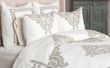 Patrina Ivory Duvet Collection - Ornate Home