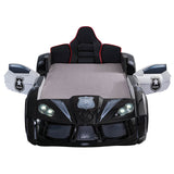 Patrolene Black/White Car Bed / Twin - Ornate Home