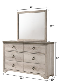 Patterson Driftwood Gray Panel Youth Bedroom Set - Ornate Home