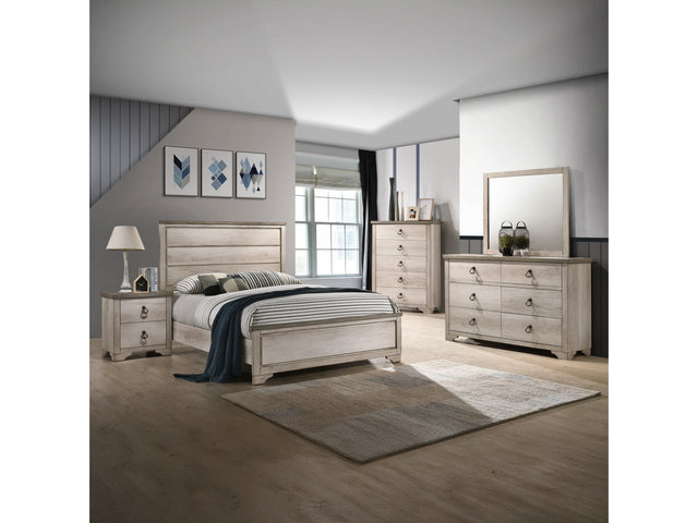 Patterson Driftwood Gray Panel Youth Bedroom Set - Ornate Home