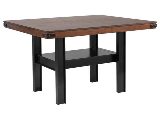 Patterson Mango Oak / Black Counter Height Dining Table - Ornate Home