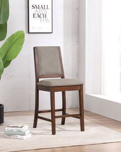 Patterson Mango Oak Counter Height Chair (Set of 2) - Ornate Home