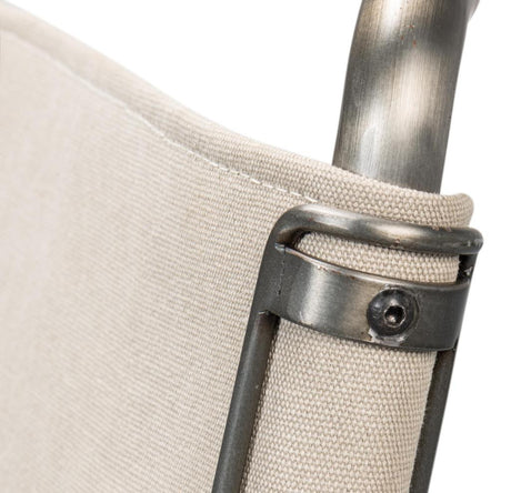 Patton Beige Canvas Field Chair (Set of 2) - Ornate Home