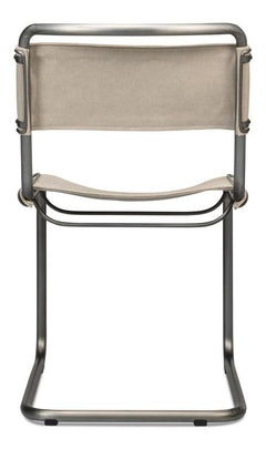 Patton Beige Canvas Field Chair (Set of 2) - Ornate Home