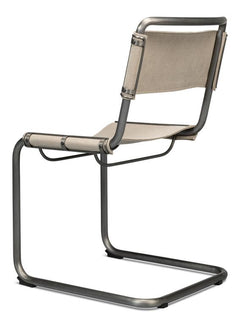 Patton Beige Canvas Field Chair (Set of 2) - Ornate Home
