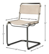 Patton Beige Canvas Field Chair (Set of 2) - Ornate Home