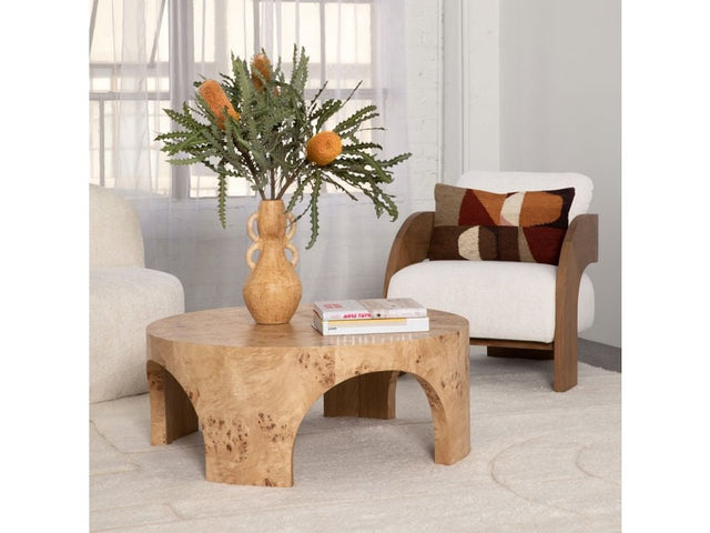 Paulette Natural Coffee Table - Ornate Home