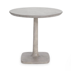 Paulina Light Gray Outdoor Bistro Table - Ornate Home