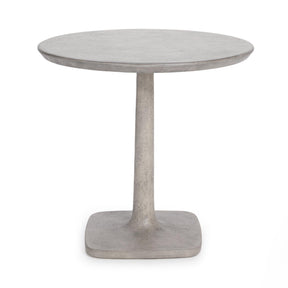 Paulina Light Gray Outdoor Bistro Table - Ornate Home