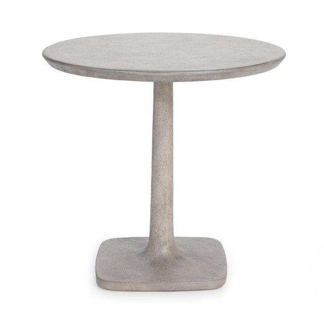 Paulina Light Gray Outdoor Bistro Table - Ornate Home