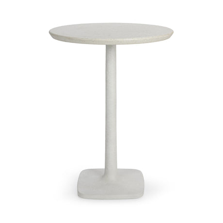 Paulina White Outdoor Bar Table - Ornate Home