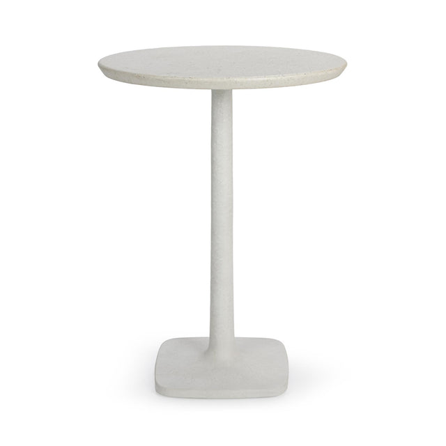 Paulina White Outdoor Bar Table - Ornate Home