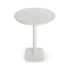 Paulina White Outdoor Bar Table - Ornate Home