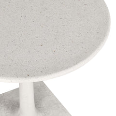 Paulina White Outdoor Bistro Table - Ornate Home