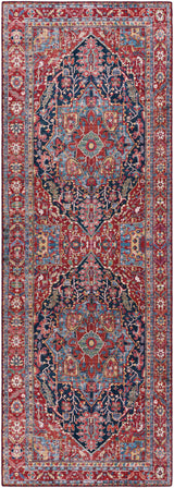 Pauline Red Medallion Performance Rug - Ornate Home