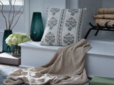 Paulmour Ivory/Green/Brown Pillow (Set of 4) (Online Special Price) - Ornate Home