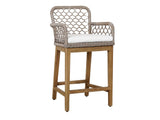 Paulo Gray Counter Stool - Ornate Home