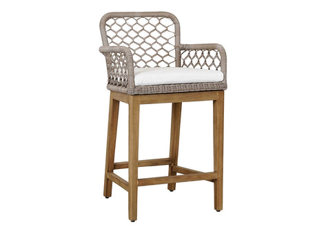 Paulo Gray Counter Stool - Ornate Home