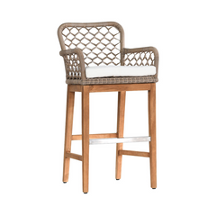 Paulo Gray Outdoor Bar Stool - Ornate Home