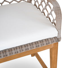 Paulo Gray Outdoor Counter Stool - Ornate Home