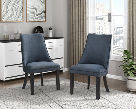 Paulson Blue Gray Side Chair (Set of 2) - Ornate Home