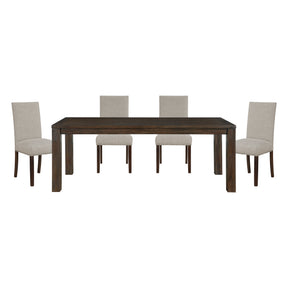 Paulson Gray 5pc Dining Set - Ornate Home