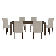 Paulson Gray 7pc Dining Set - Ornate Home