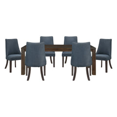 Paulson Gray 7pc Dining Set - Ornate Home