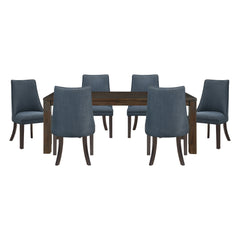 Paulson Gray 7pc Dining Set - Ornate Home