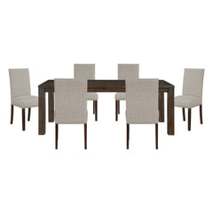 Paulson Gray 7pc Dining Set - Ornate Home