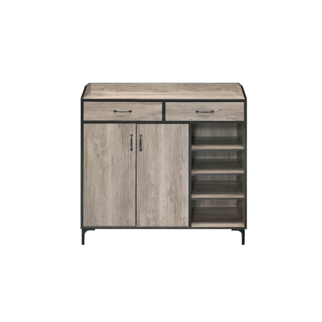 Pavati Rustic Gray Oak Cabinet - Ornate Home
