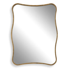 Pavia Gold Curvy Vanity Mirror - Ornate Home