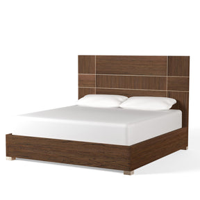 Pavilion Brown King Panel Bed