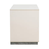Pavira Stone 2-Drawer Nightstand - Ornate Home