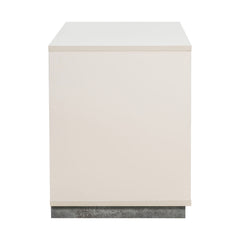 Pavira Stone 2-Drawer Nightstand - Ornate Home