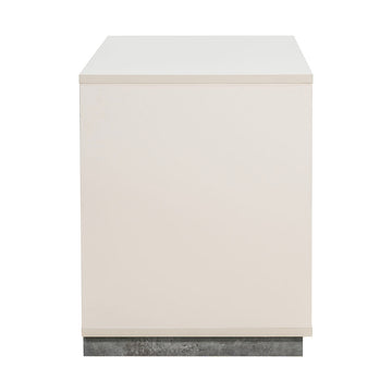 Pavira Stone 2-Drawer Nightstand - Ornate Home
