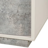 Pavira Stone 2-Drawer Nightstand - Ornate Home