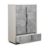 Pavira Stone 5-Drawer Chest - Ornate Home