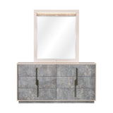 Pavira Stone Dresser with Mirror - Ornate Home