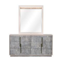 Pavira Stone Dresser with Mirror - Ornate Home
