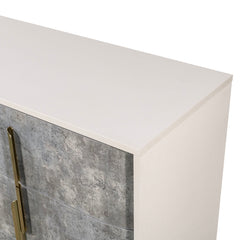 Pavira Stone Dresser with Mirror - Ornate Home