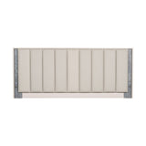 Pavira Stone/Taupe Bed with LED Lights - Ornate Home