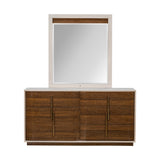 Pavira Walnut Dresser with Mirror