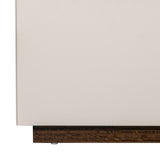 Pavira Walnut/Espresso Eastern King Bed with LED Lights