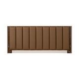 Pavira Walnut/Espresso Eastern King Bed with LED Lights