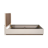 Pavira Walnut/Espresso Eastern King Bed with LED Lights